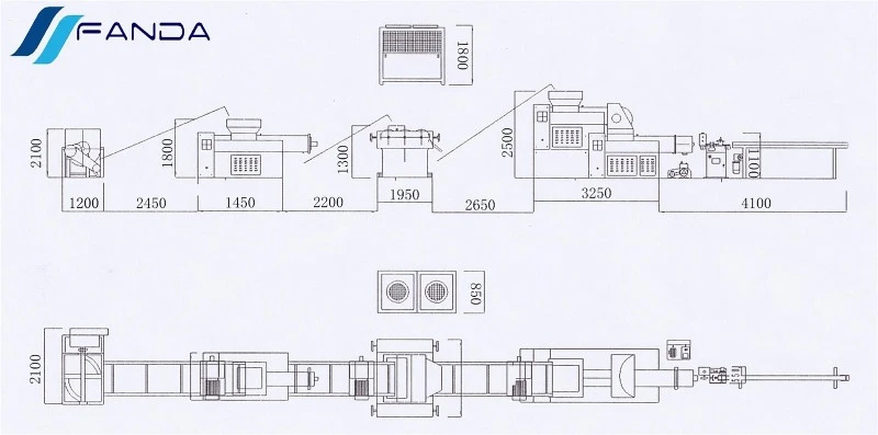 2000Kgh Laundry soap finishing line 2000Kgh Laundry soap finishing line