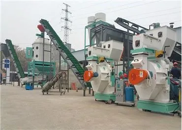 Автоматична пълна машина за производство на пелети от стърготини от трева от 5-8 т/ч